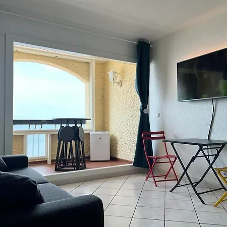 Studio avec vue imprenable cap coudalère barcares *